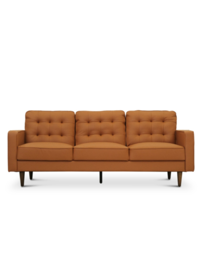 Jane Persimmon Mid-Century 3 Seater Sofa